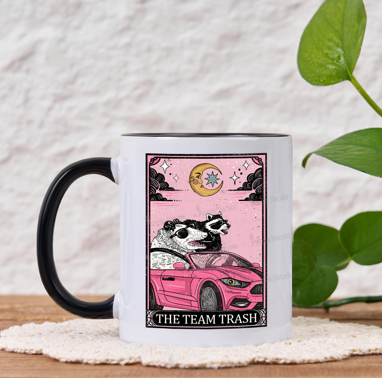 Purplehecate The Team Trash Tarot Card Mug