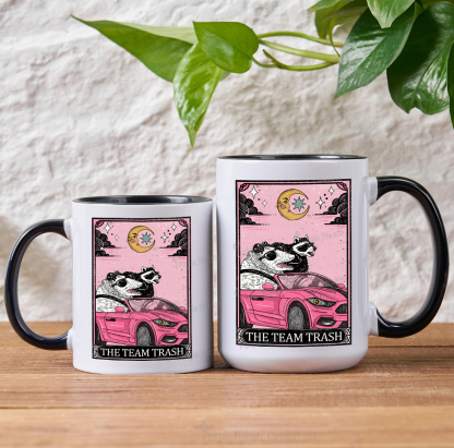Purplehecate The Team Trash Tarot Card Mug