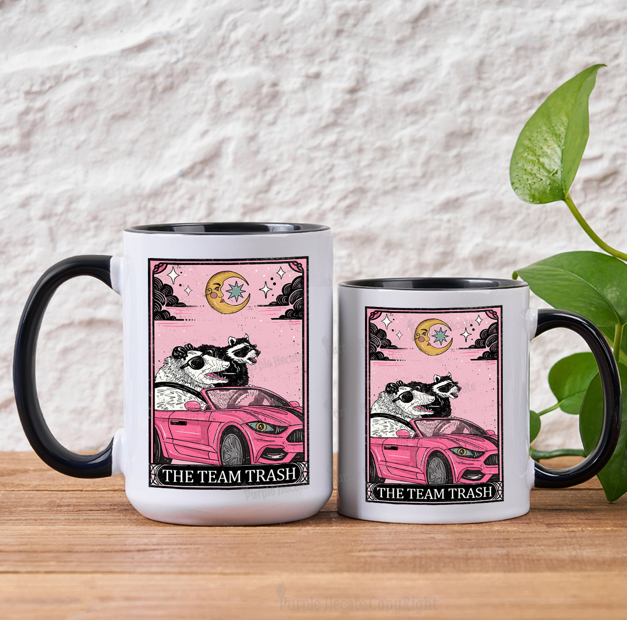 Purplehecate The Team Trash Tarot Card Mug