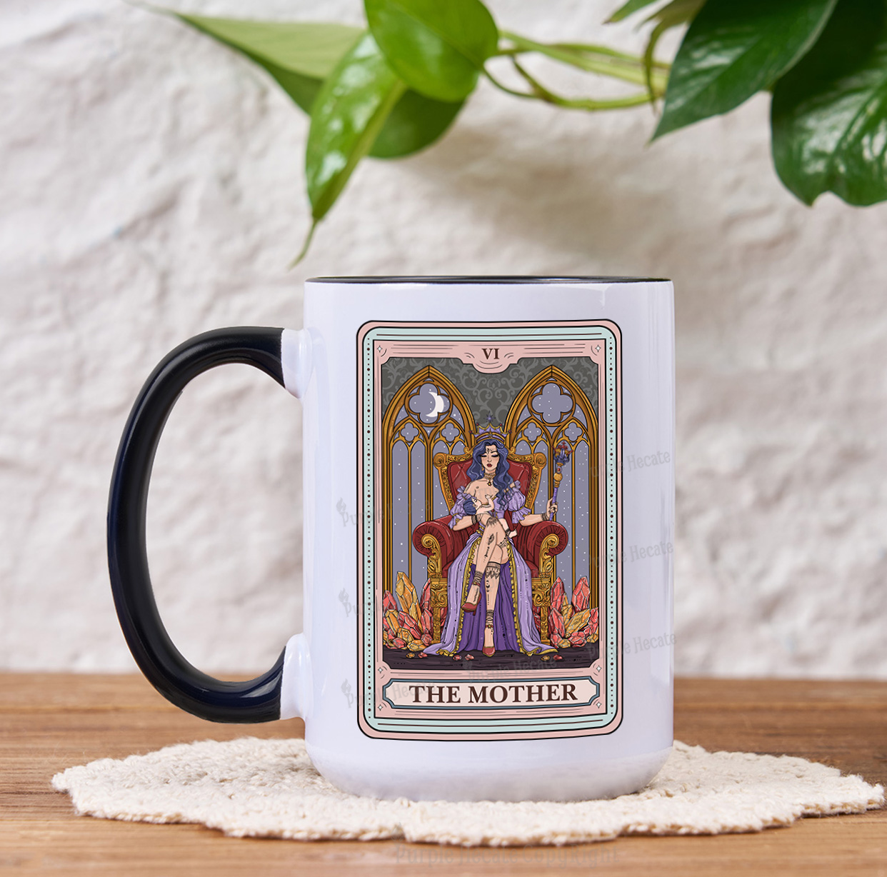 Purplehecate The Mother Tarot Card Mug
