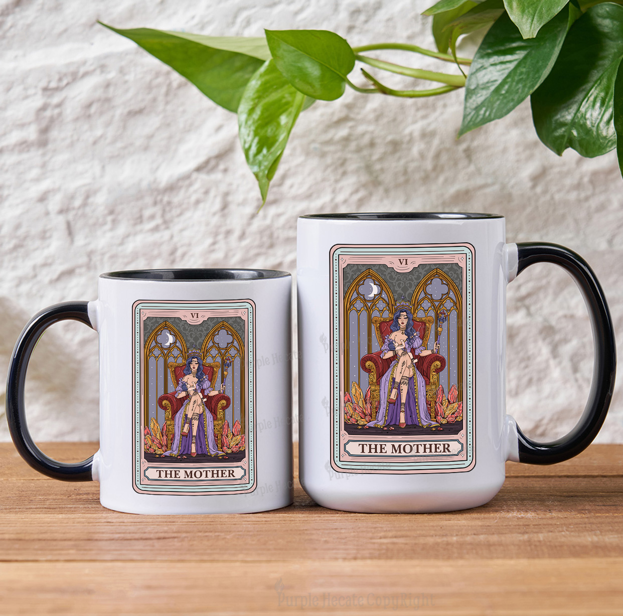 Purplehecate The Mother Tarot Card Mug