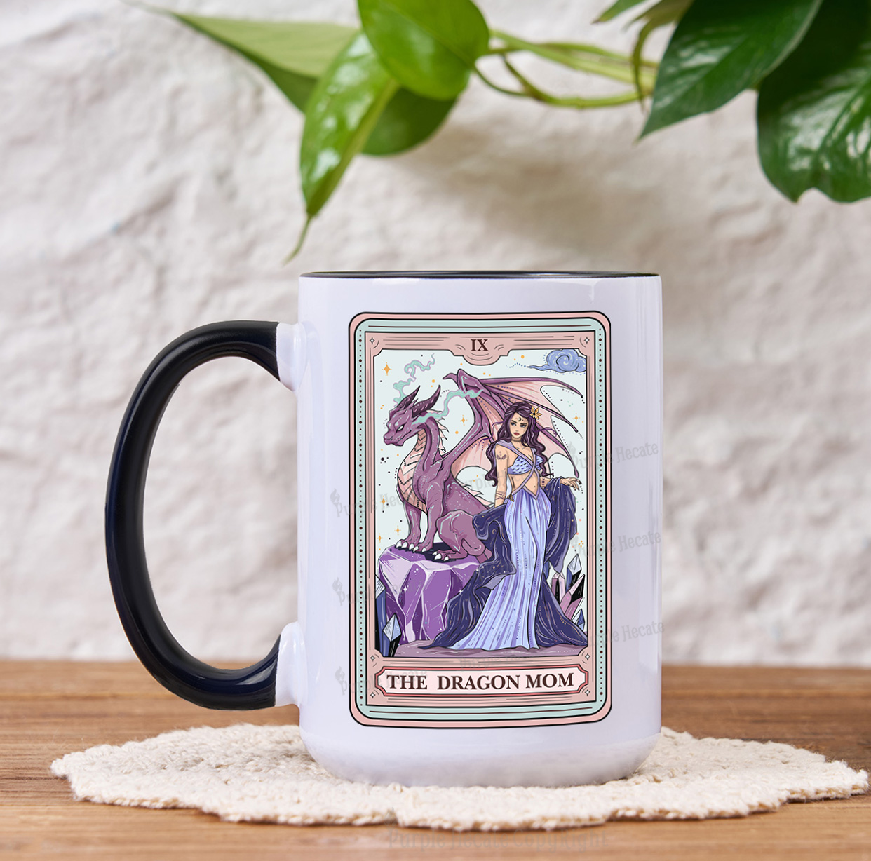 Purplehecate The Dragon Tarot Mug