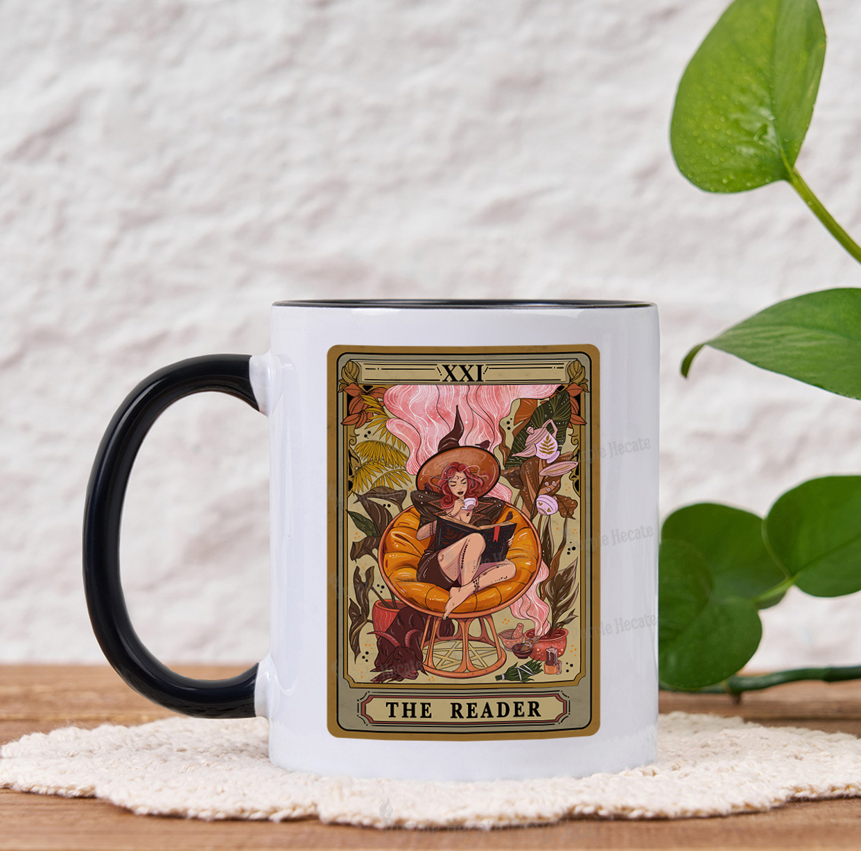 Purplehecate The Reader Tarot Card Mug