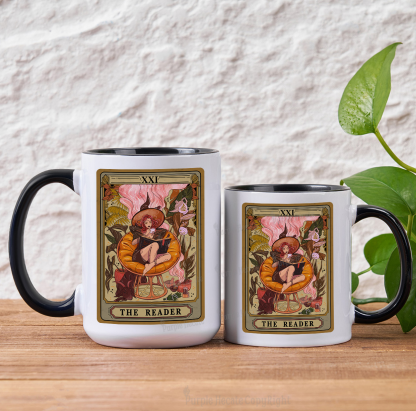 Purplehecate The Reader Tarot Card Mug