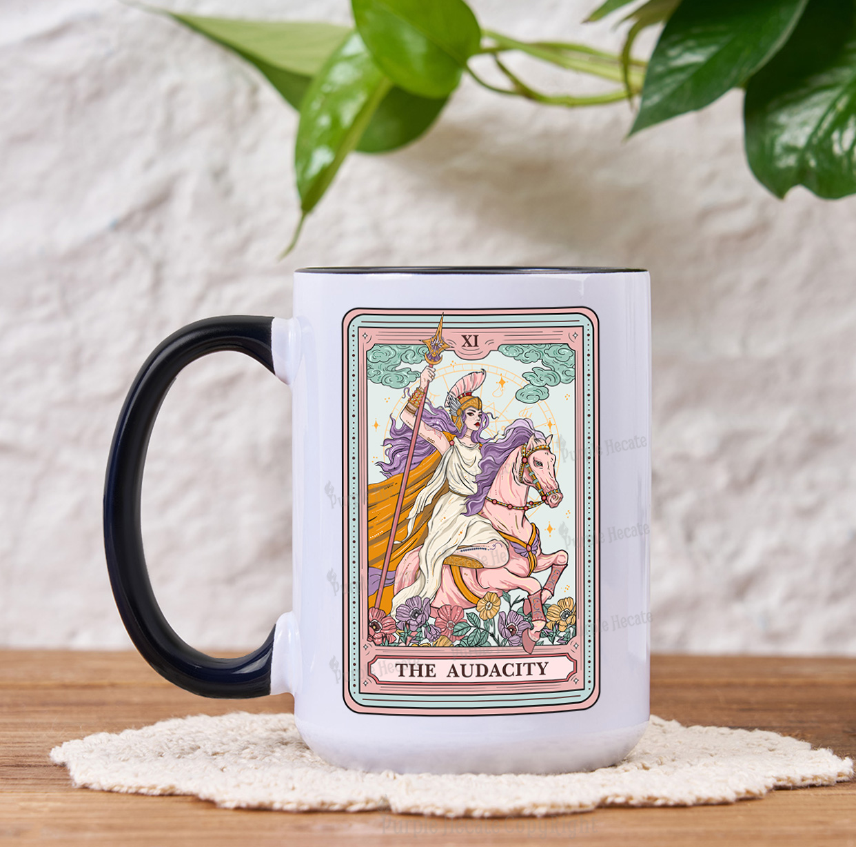 Purplehecate The Audacity Tarot Card Mug