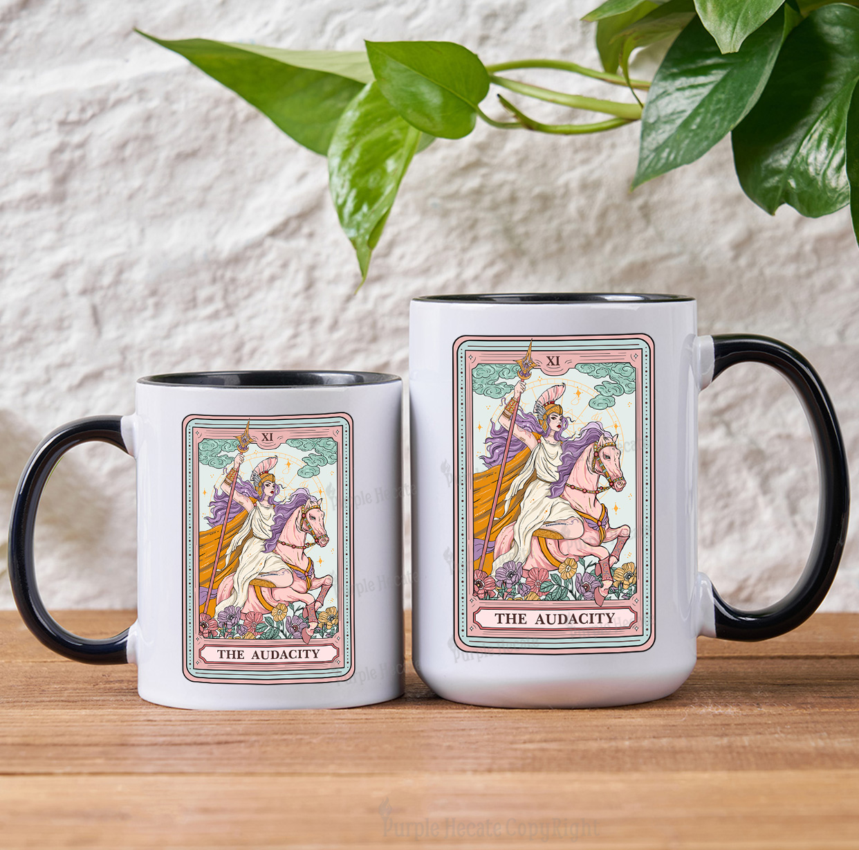 Purplehecate The Audacity Tarot Card Mug