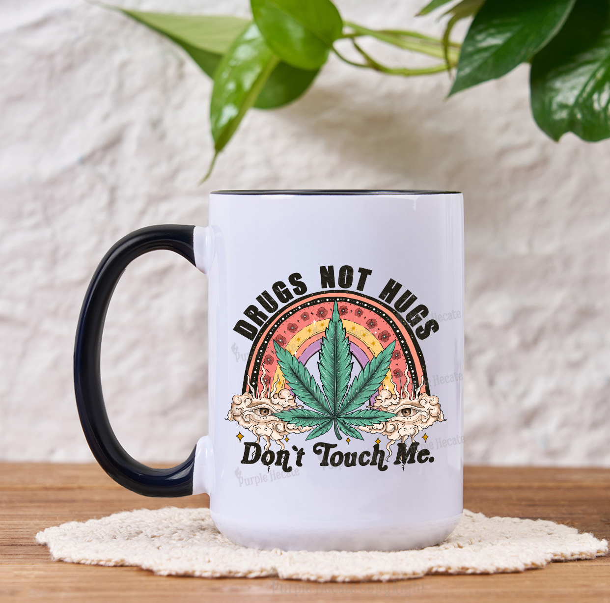 Purplehecate Drugs Not Hugs Mug