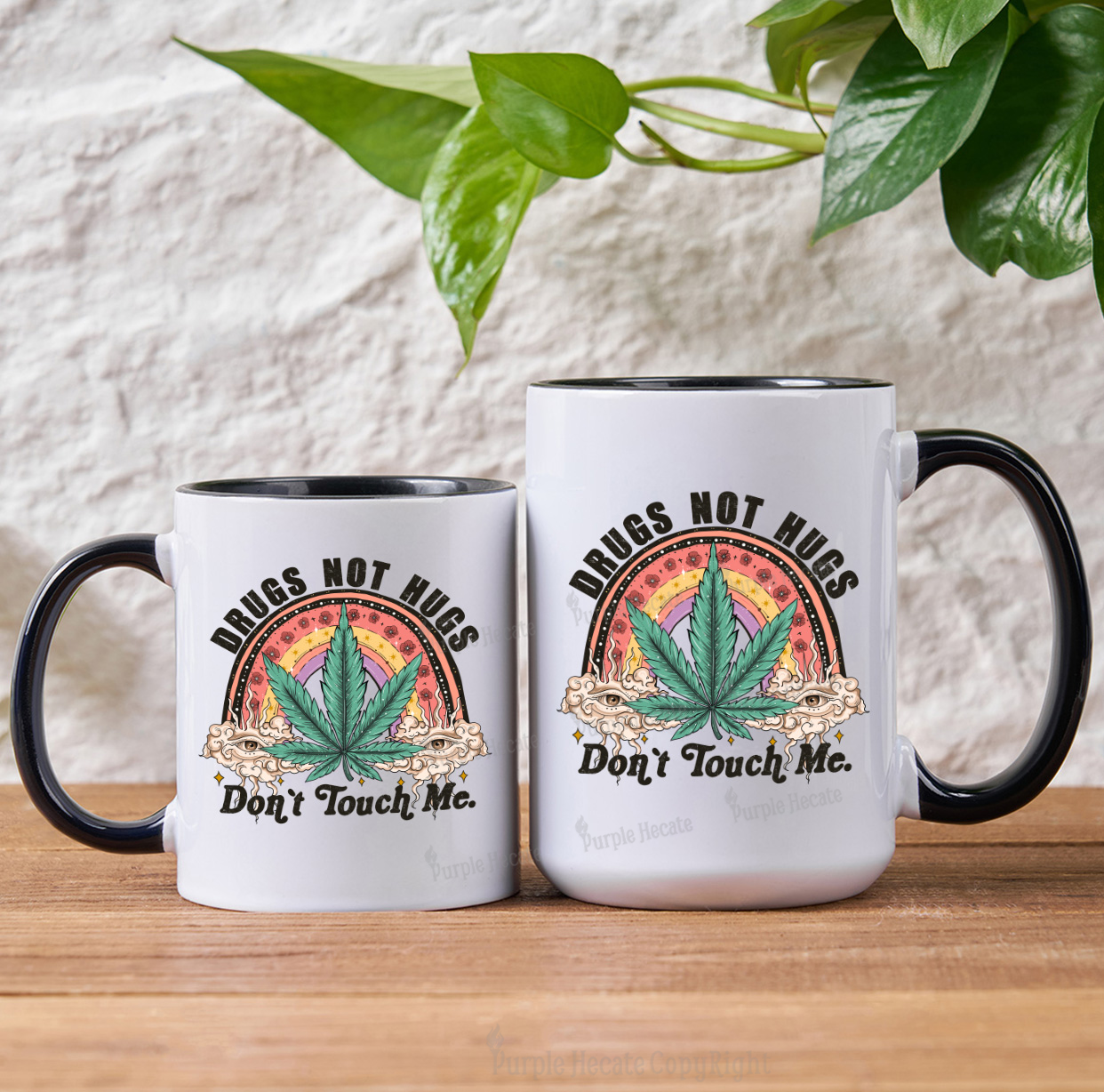 Purplehecate Drugs Not Hugs Mug