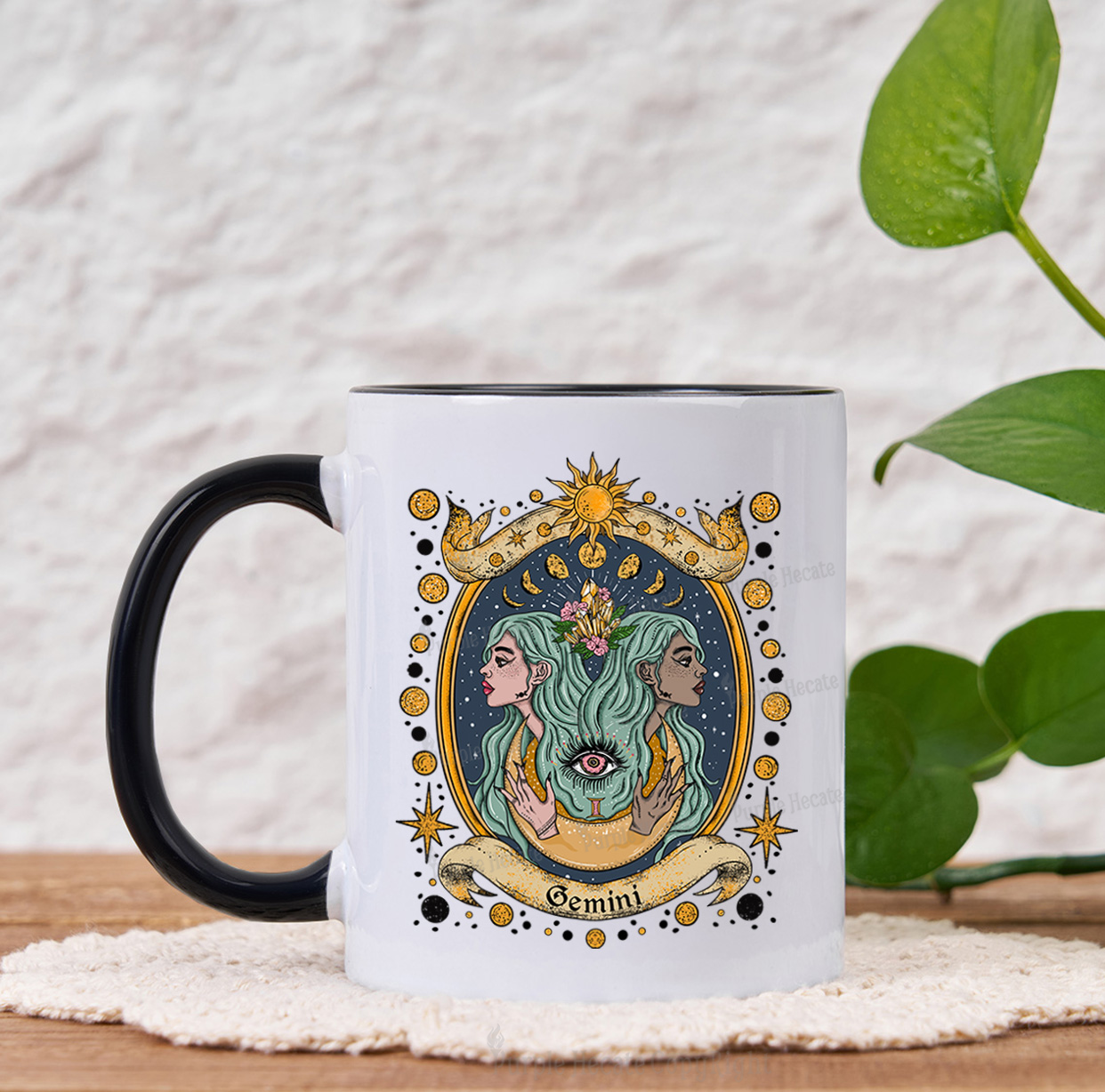 Purplehecate Celestial Gemini Zodiac Mug