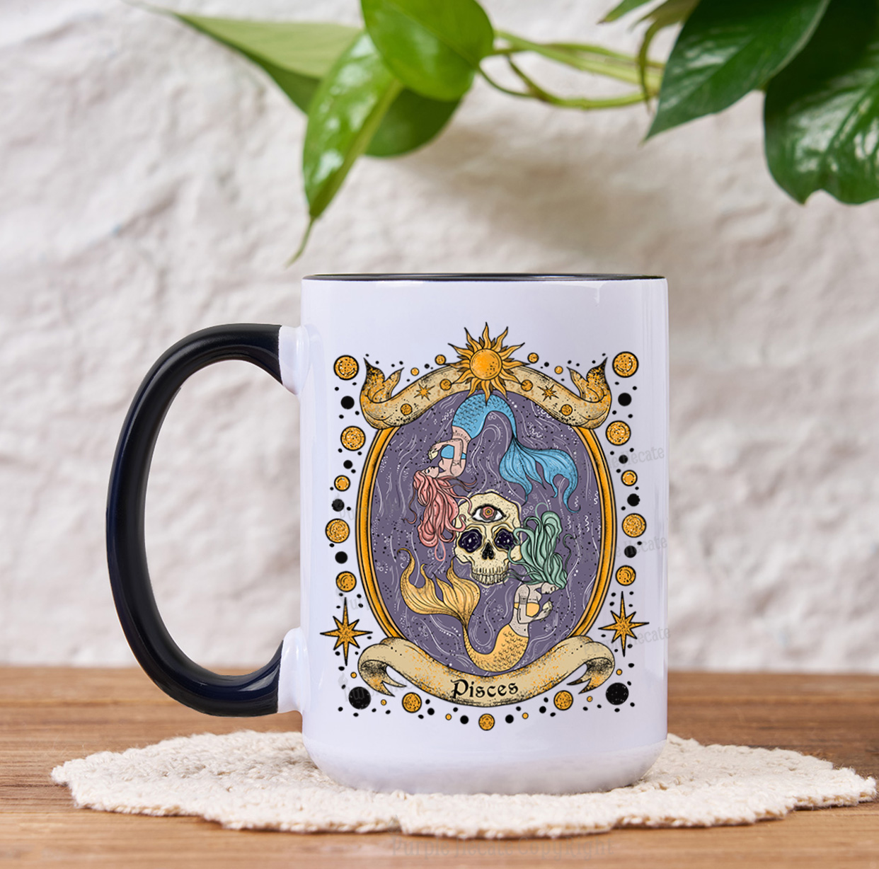 Purplehecate Celestial Pisces Zodiac Mug
