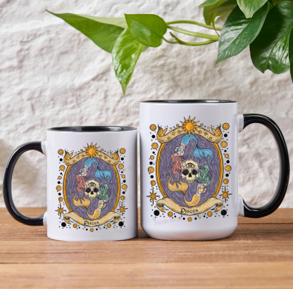 Purplehecate Celestial Pisces Zodiac Mug