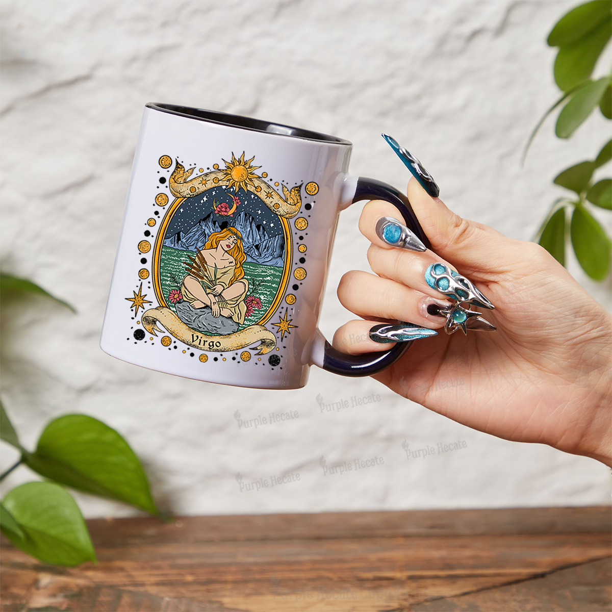 Purplehecate Celestial Virgo Zodiac Mug