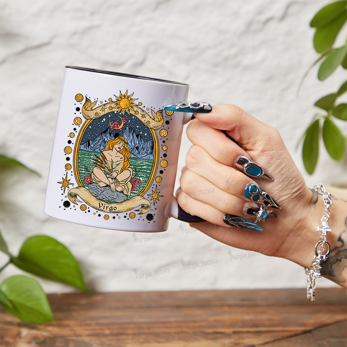 Purplehecate Celestial Virgo Zodiac Mug