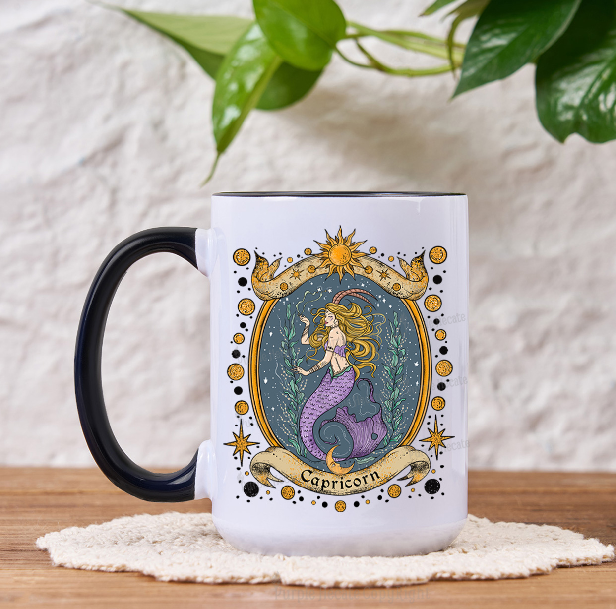 Purplehecate Celestial Capricorn Zodiac Mug