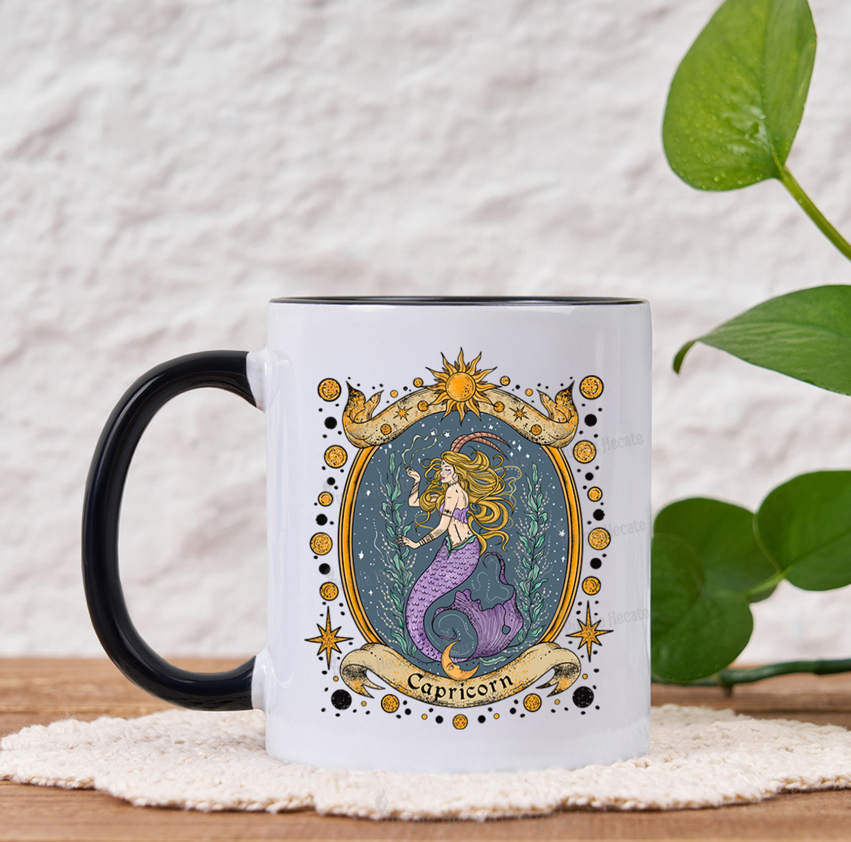 Purplehecate Celestial Capricorn Zodiac Mug