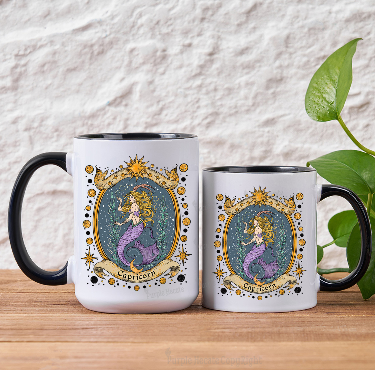 Purplehecate Celestial Capricorn Zodiac Mug