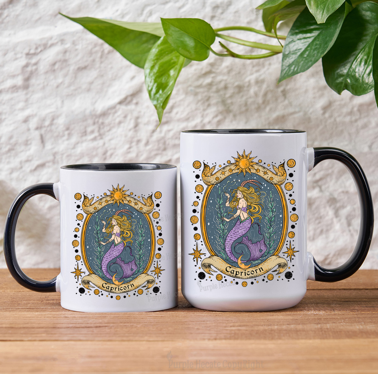 Purplehecate Celestial Capricorn Zodiac Mug