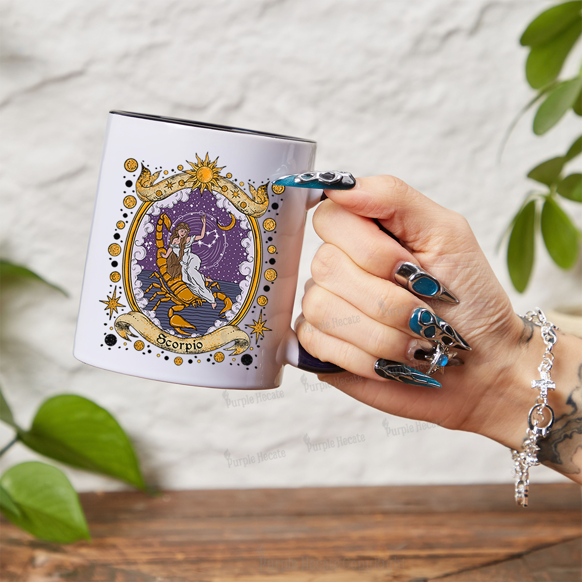 Purplehecate Celestial Scorpio Zodiac Mug