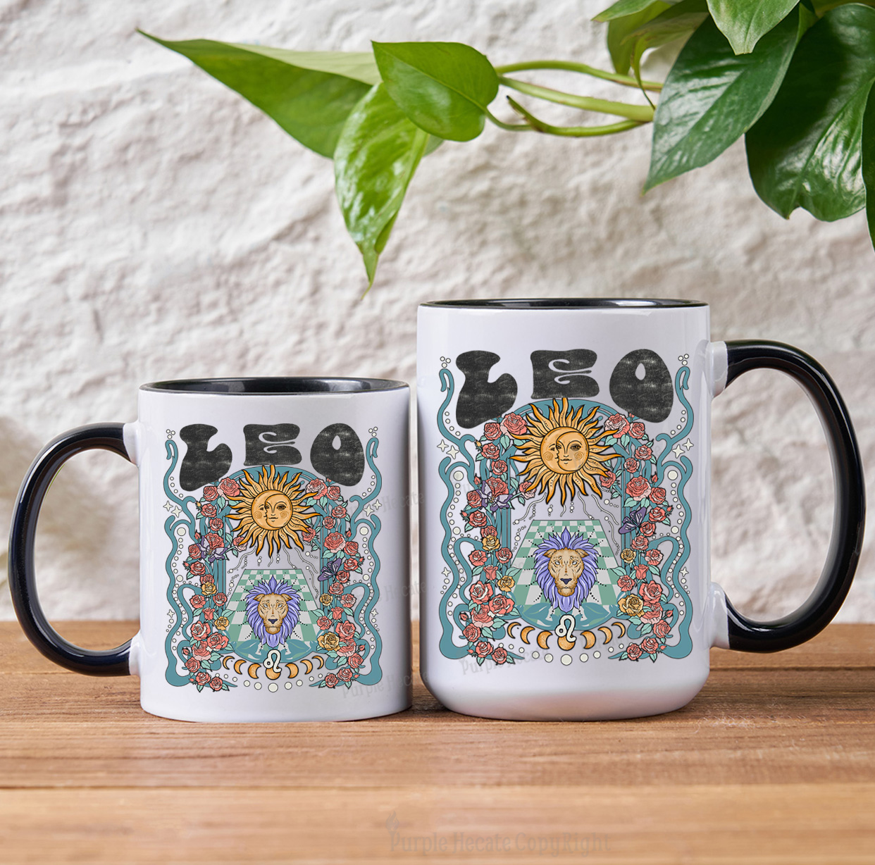 Purplehecate Leo Spirit Zodiac Mug