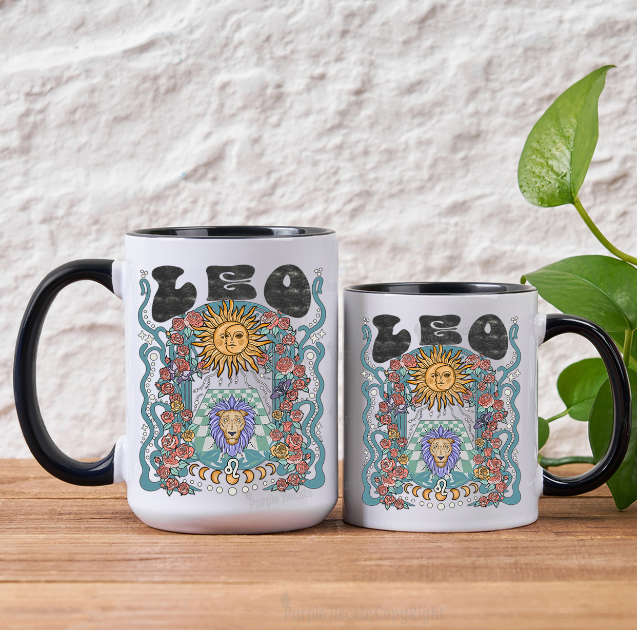 Purplehecate Leo Spirit Zodiac Mug