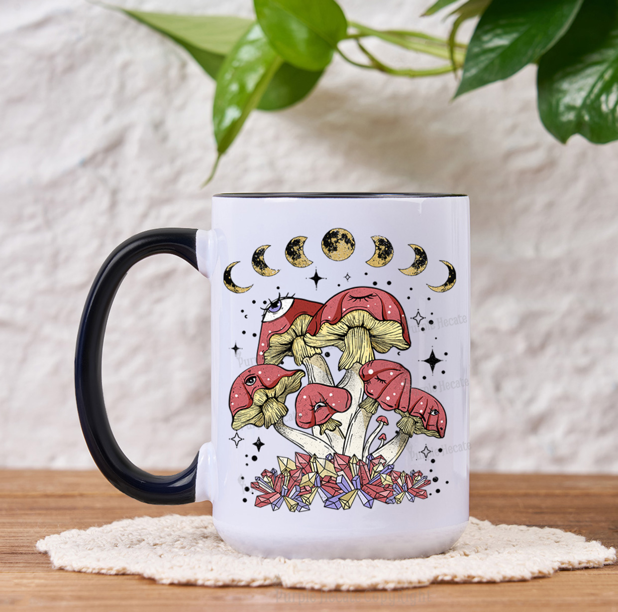 Purplehecate Magic Mushroom Mug