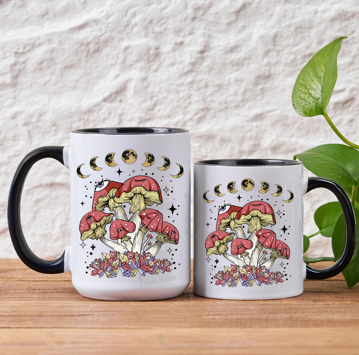 Purplehecate Magic Mushroom Mug