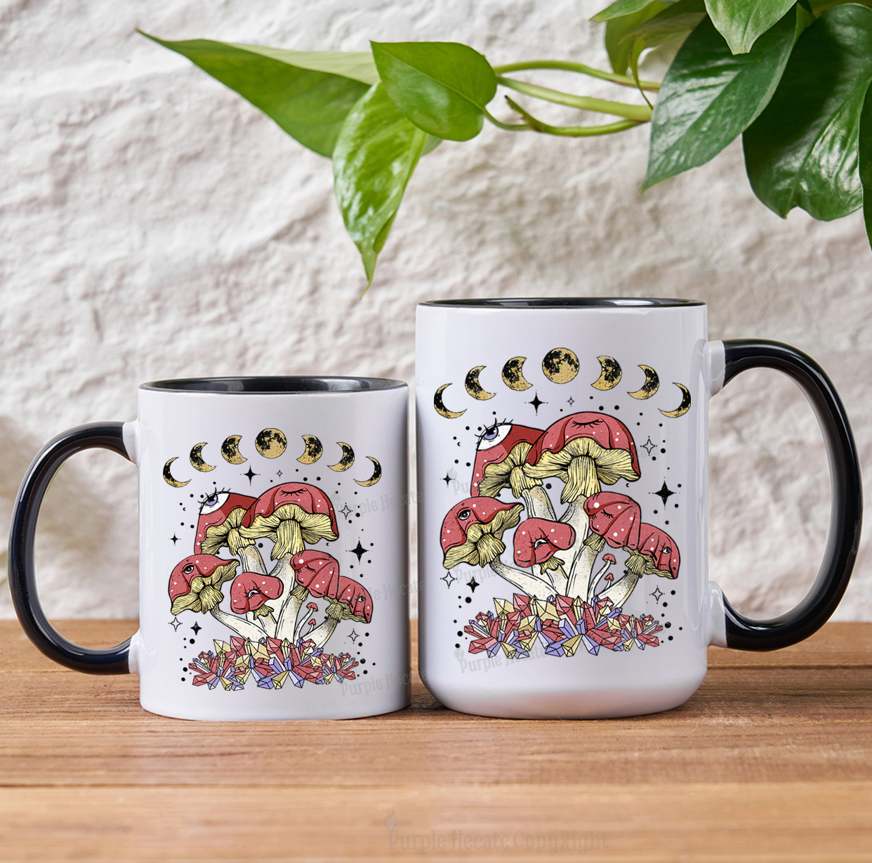 Purplehecate Magic Mushroom Mug