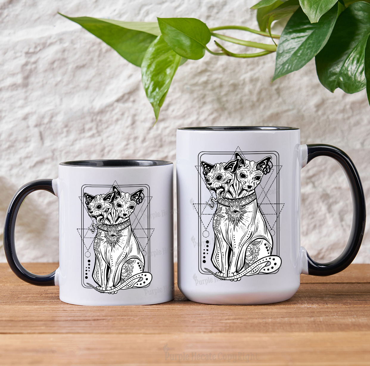 Purplehecate The Cat Goddess Bastet Mug