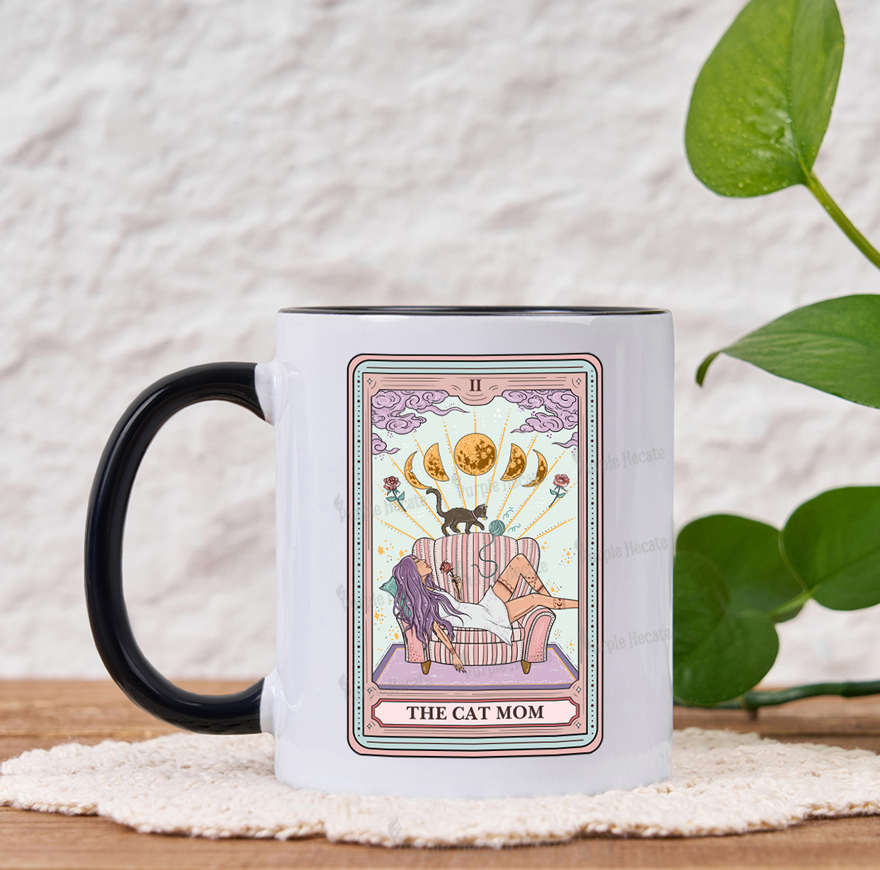 Purplehecate The Cat Mom Mug