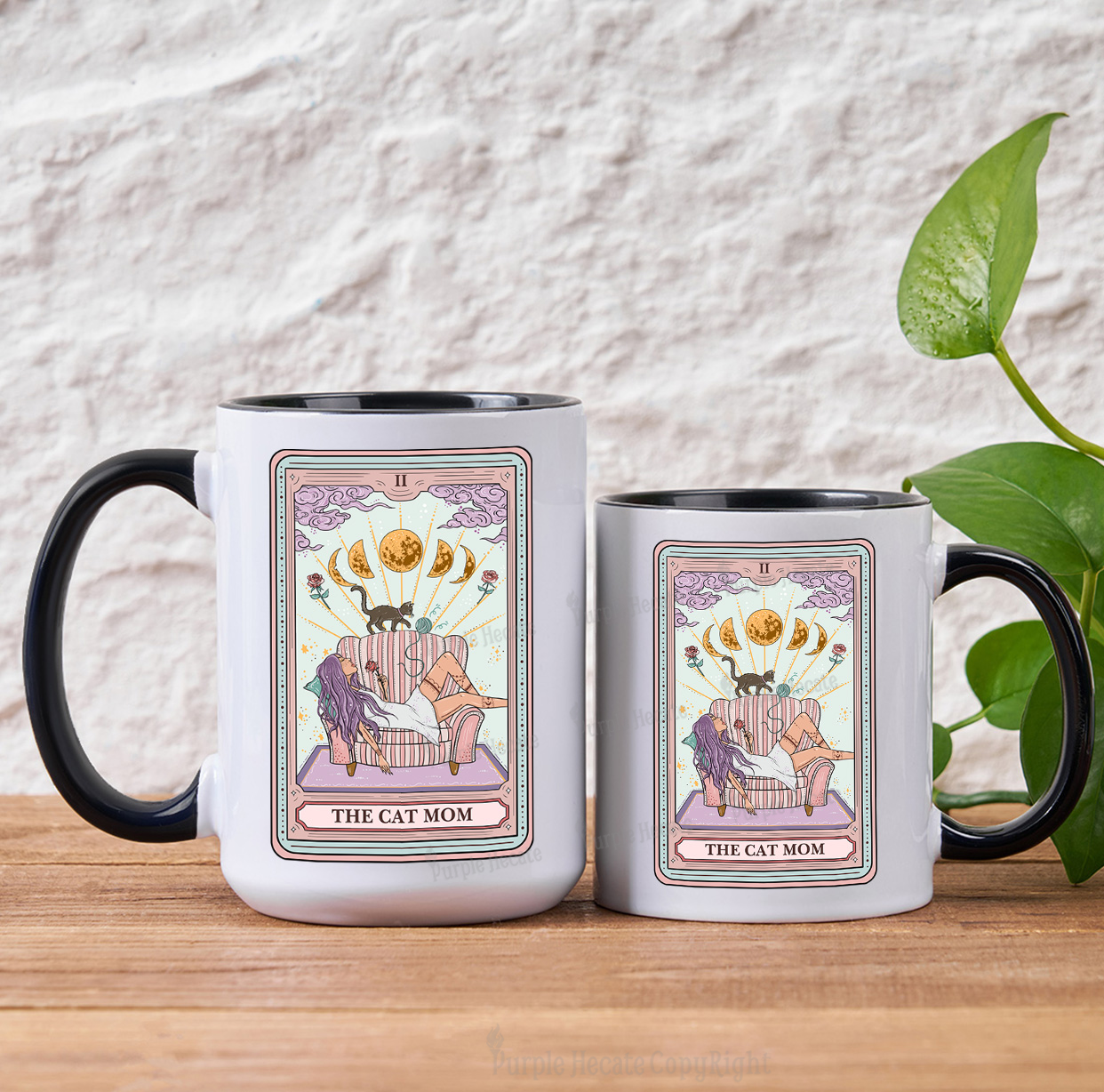 Purplehecate The Cat Mom Mug