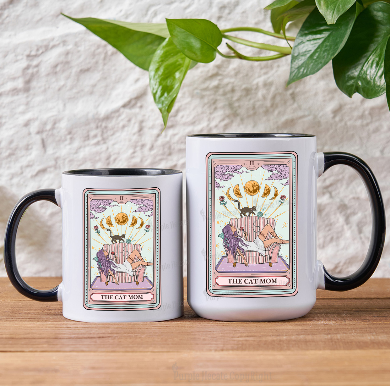 Purplehecate The Cat Mom Mug