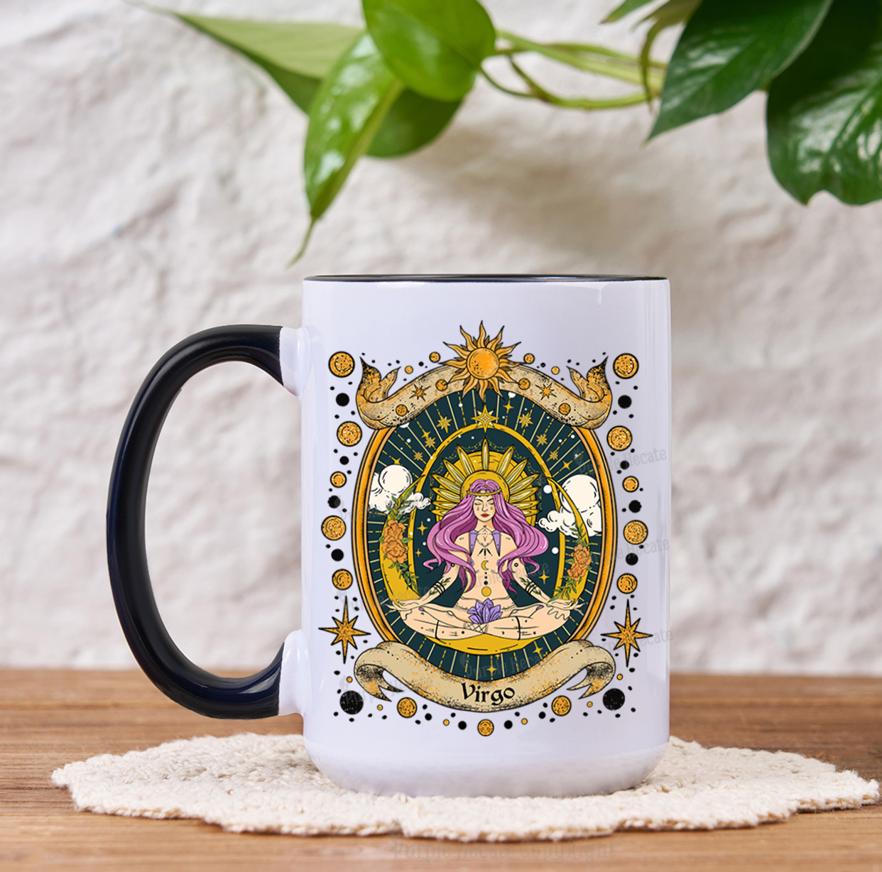 Purplehecate Virgo Radiance Zodiac Mug