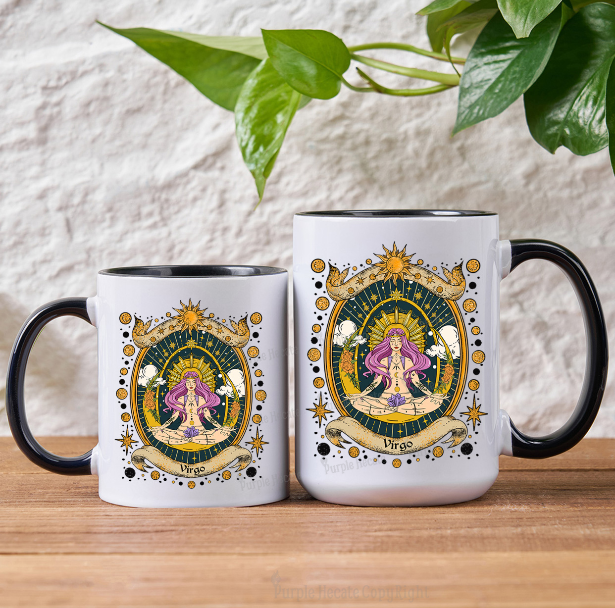 Purplehecate Virgo Radiance Zodiac Mug