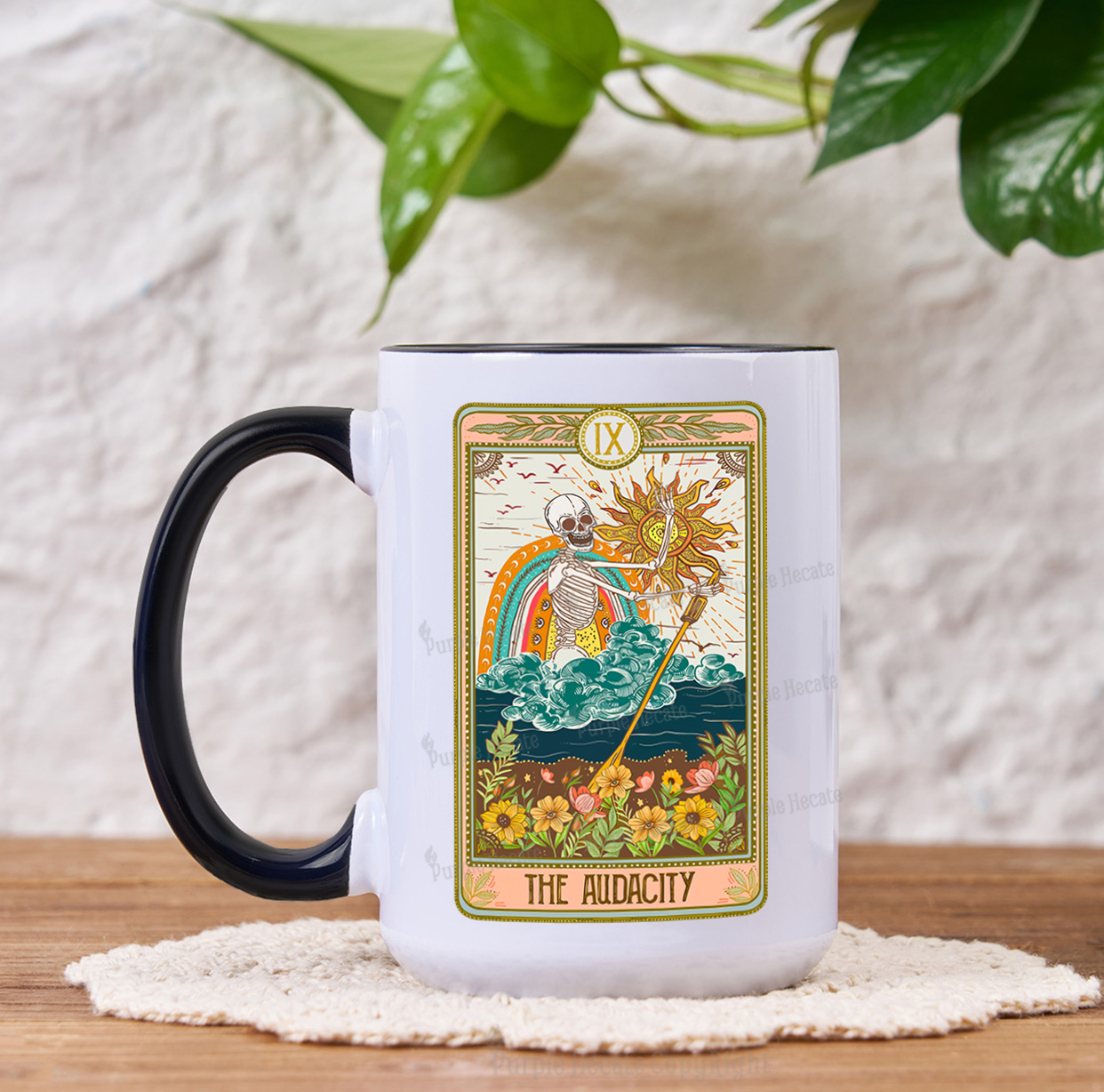 Purplehecate The Audacity Tarot Card Mug