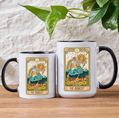 Purplehecate The Audacity Tarot Card Mug
