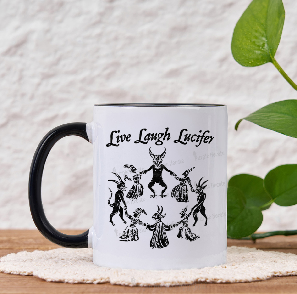 Purplehecate Live Laugh Lucifer Mug