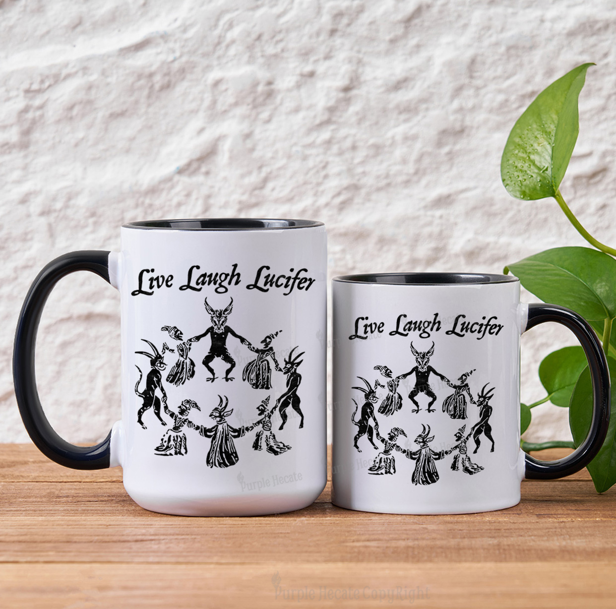 Purplehecate Live Laugh Lucifer Mug