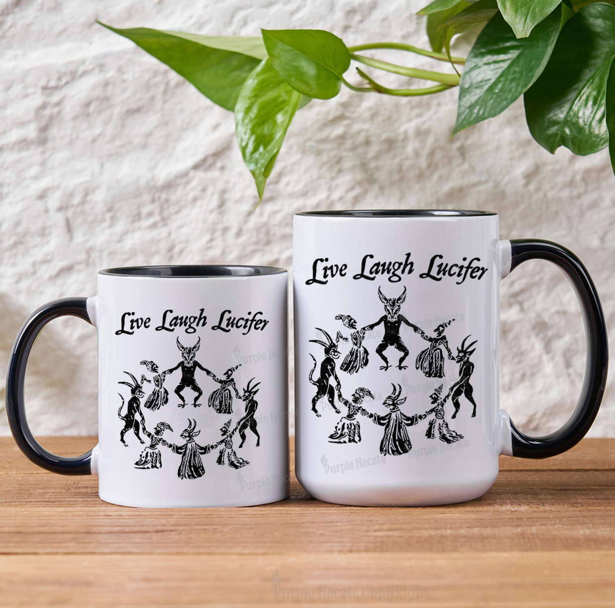 Purplehecate Live Laugh Lucifer Mug