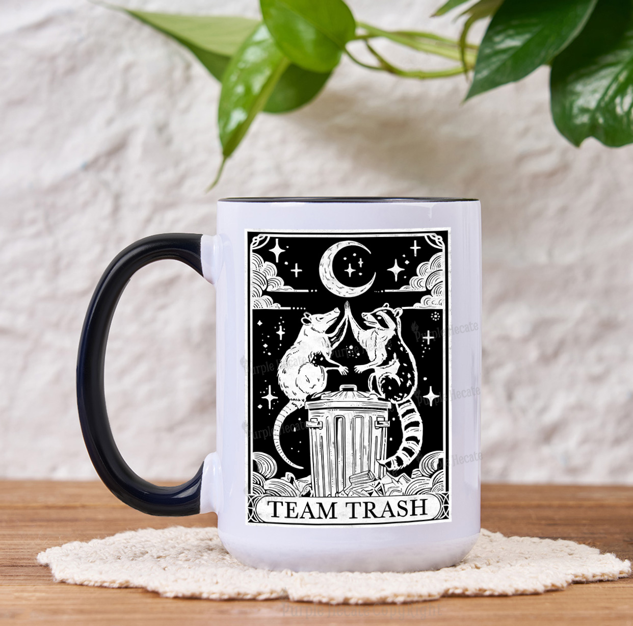 Purplehecate The Team Trash Tarot Mug