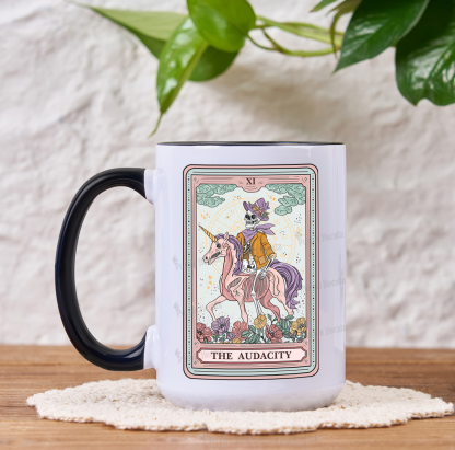 Purplehecate The Audacity Tarot Card Mug