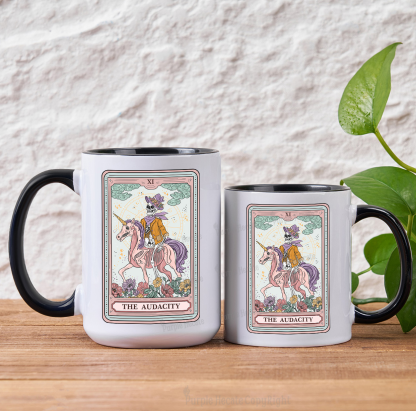 Purplehecate The Audacity Tarot Card Mug