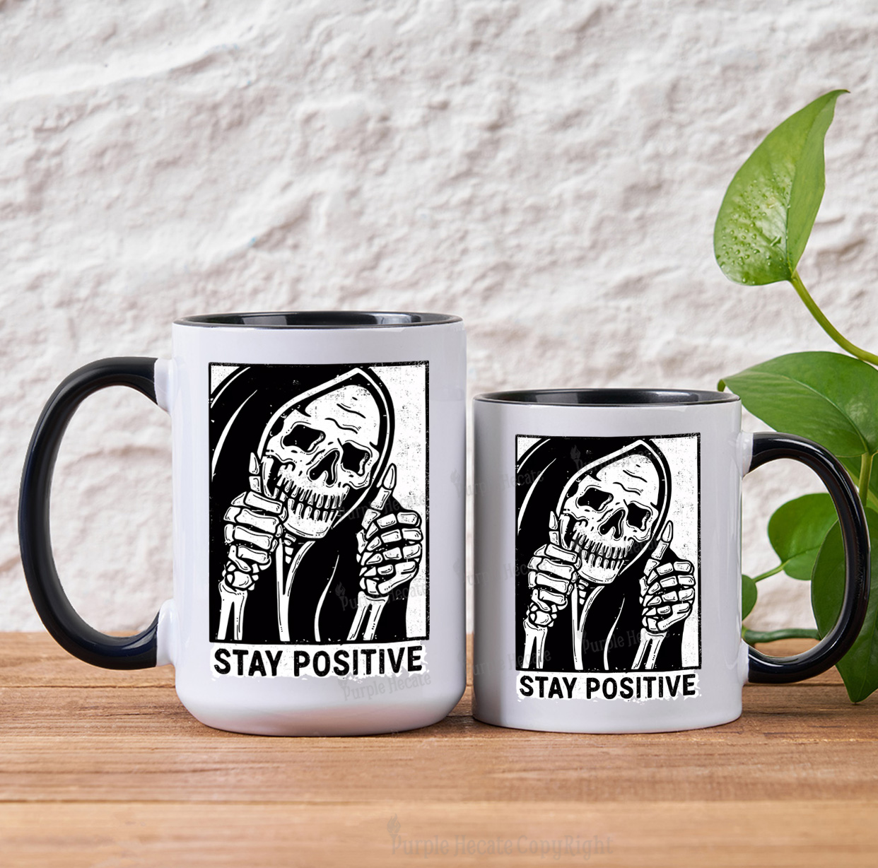 Purplehecate Stay Positive Mug