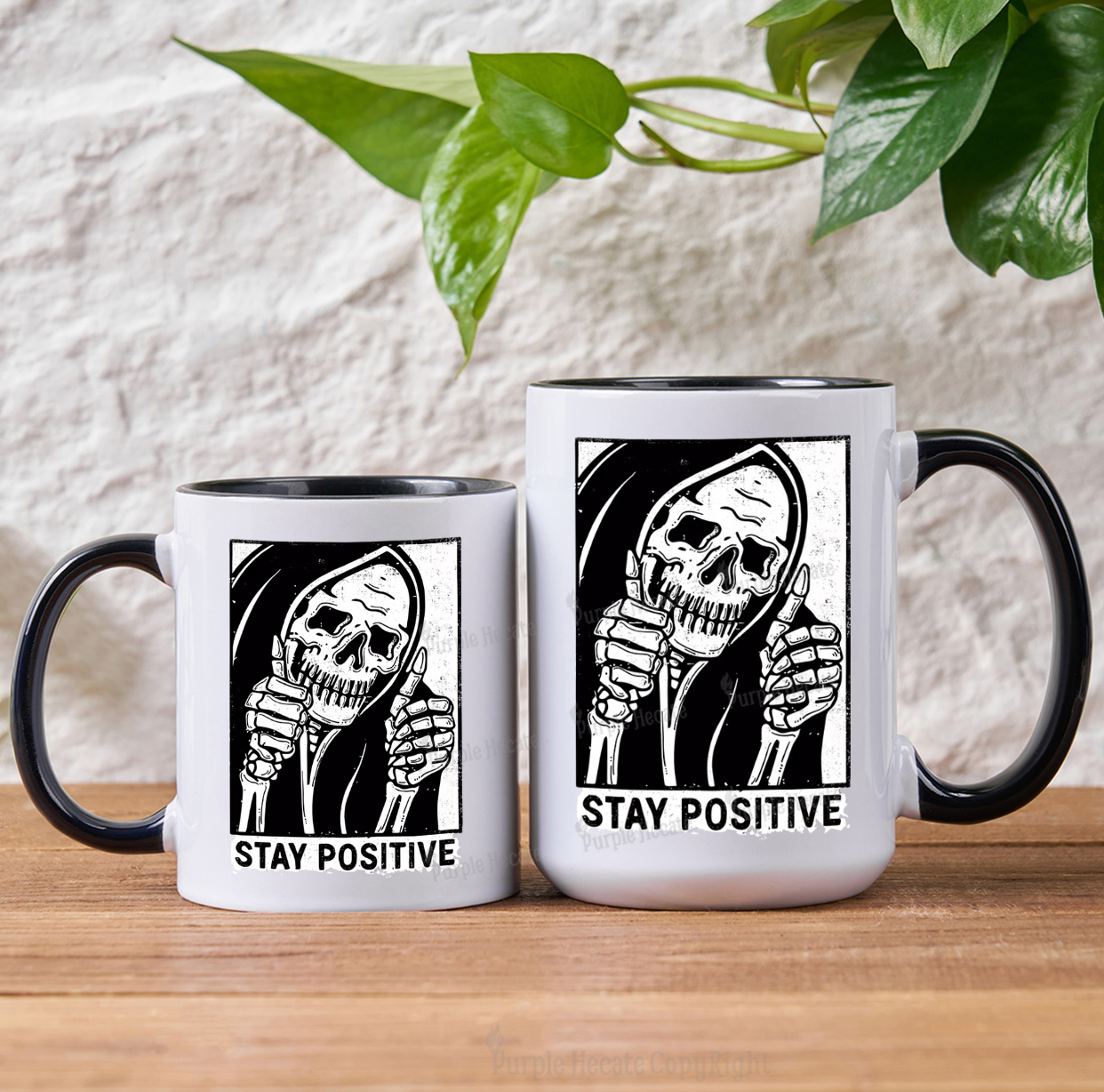 Purplehecate Stay Positive Mug