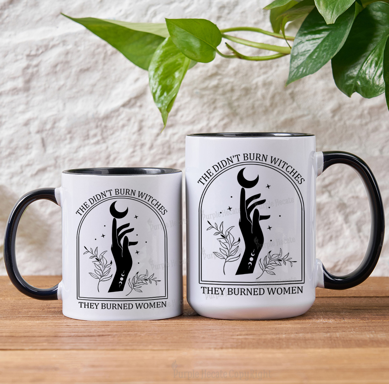 Purplehecate They Didn't Burn Witches They Burned Women Mug
