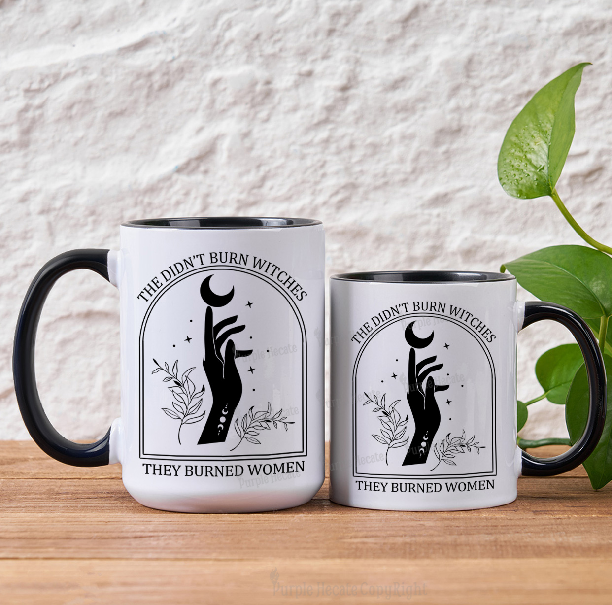 Purplehecate They Didn't Burn Witches They Burned Women Mug