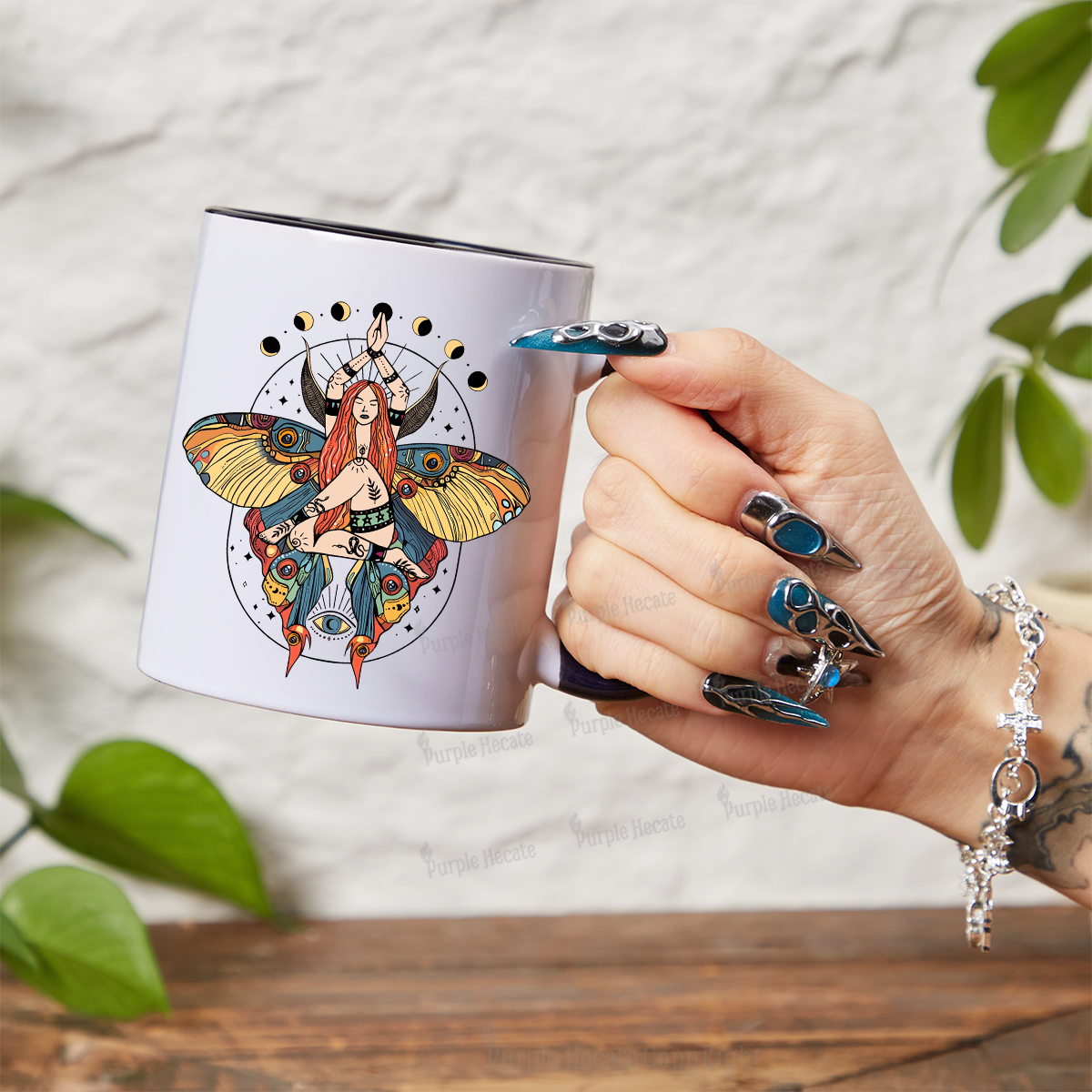 Purplehecate Luna Moth Mug
