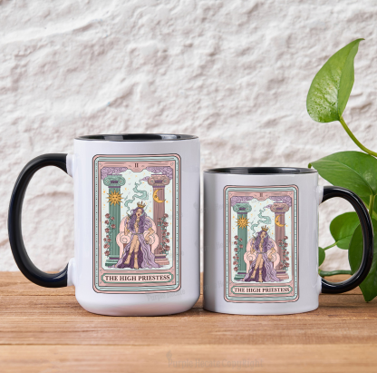 Purplehecate The High Priestess Tarot Card Mug