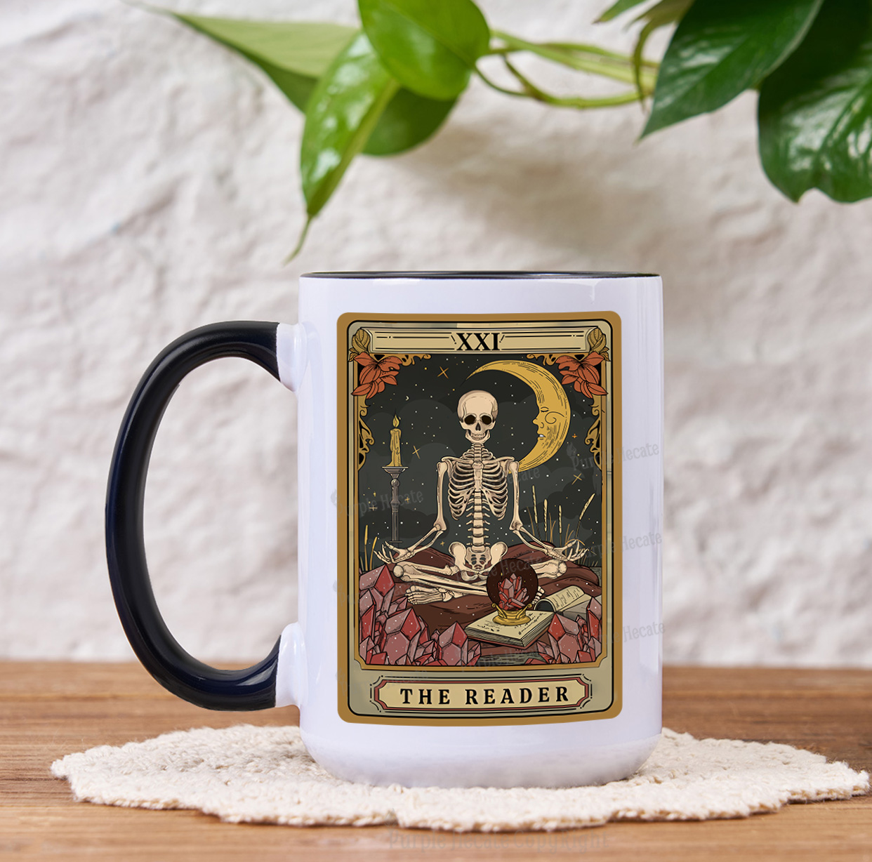 Purplehecate The Reader Tarot Mug