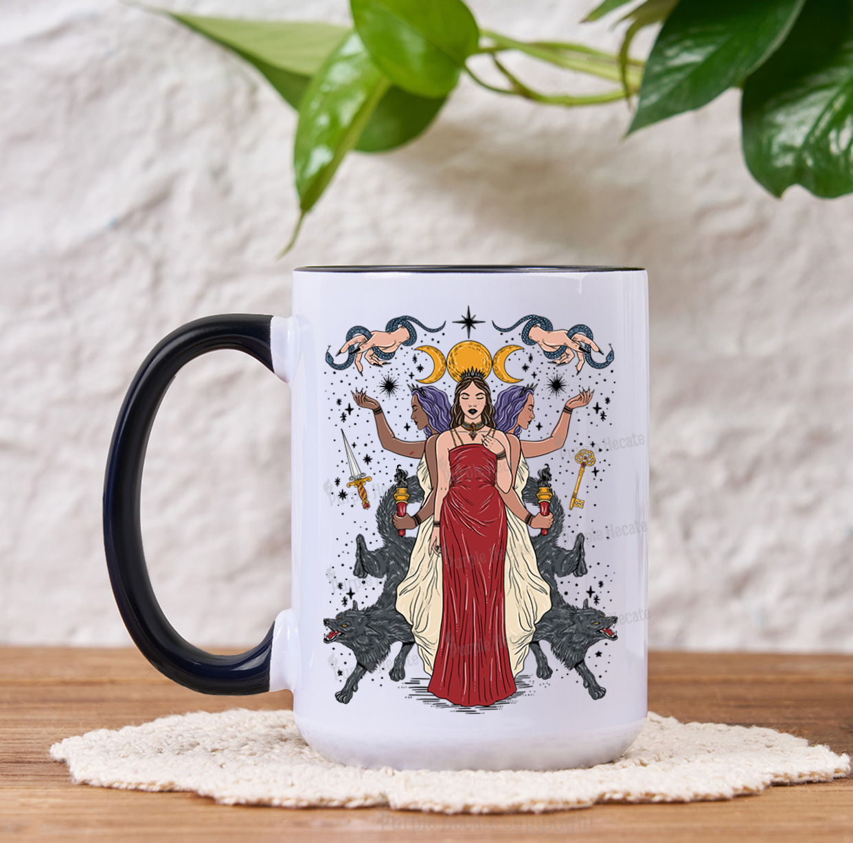 Purplehecate The Triple Goddess Hecate Mug