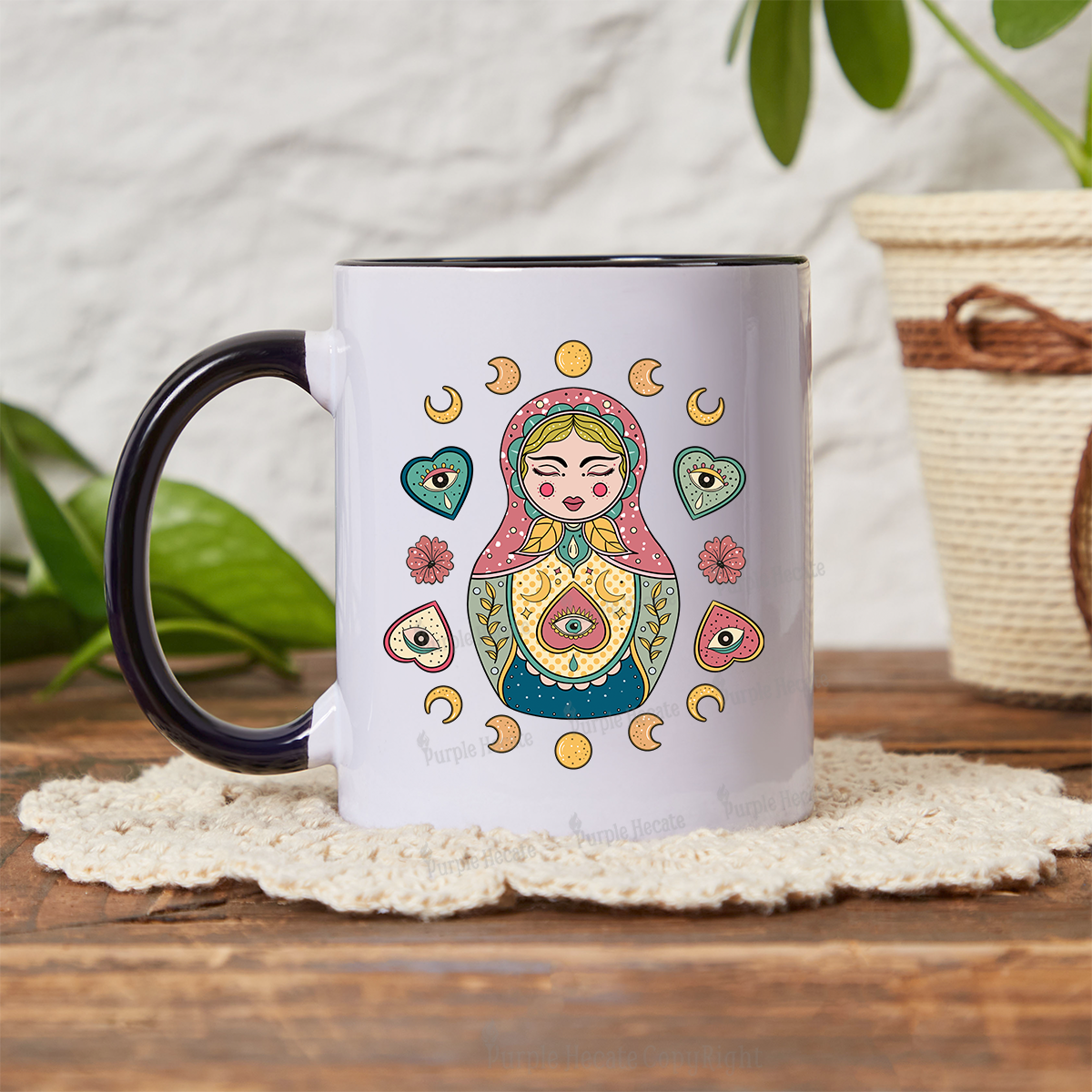 Purplehecate Nesting Doll Mug